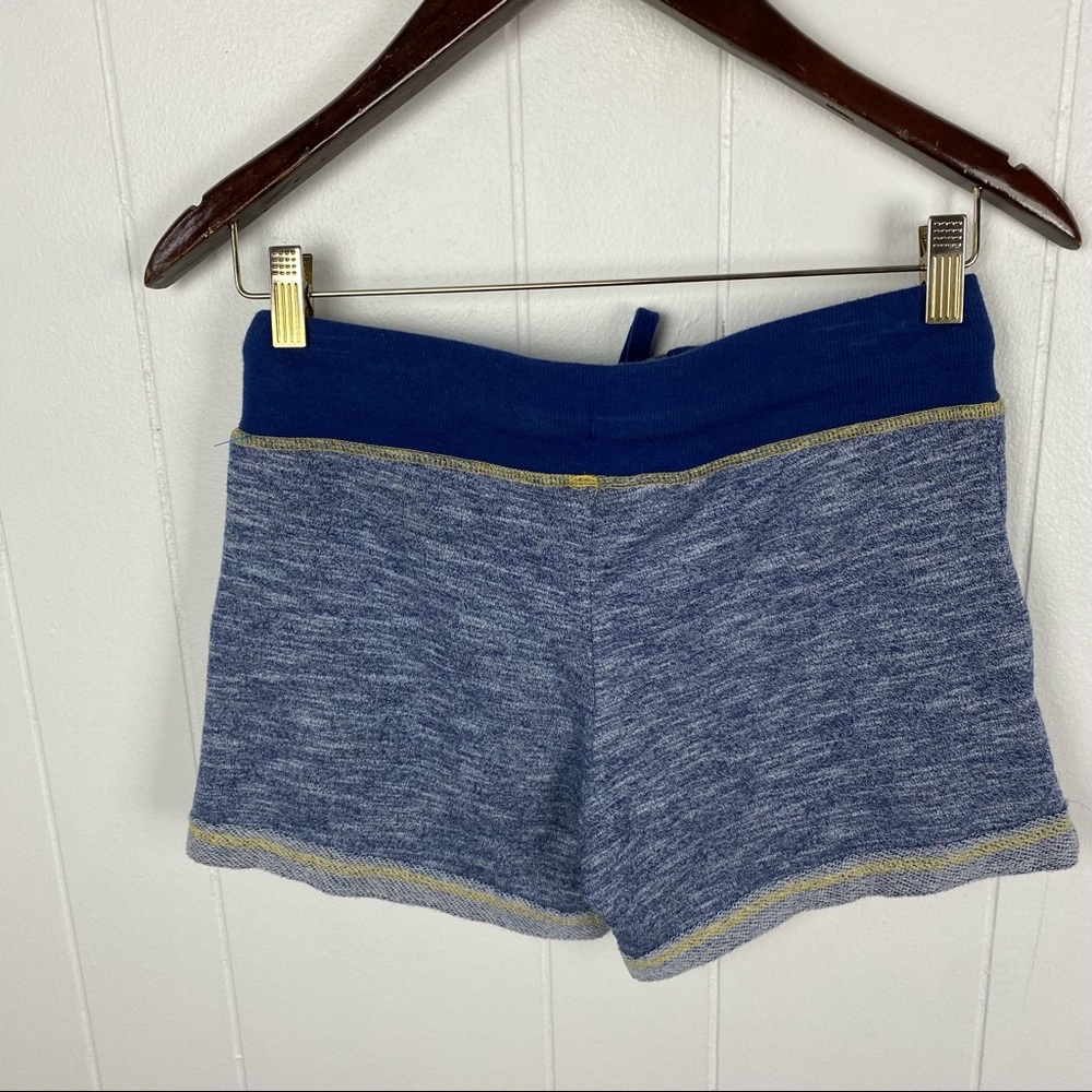 Disney Parks Walt Disney World Knit Sweat Shorts XS Blue Yellow - Picture 6 of 6